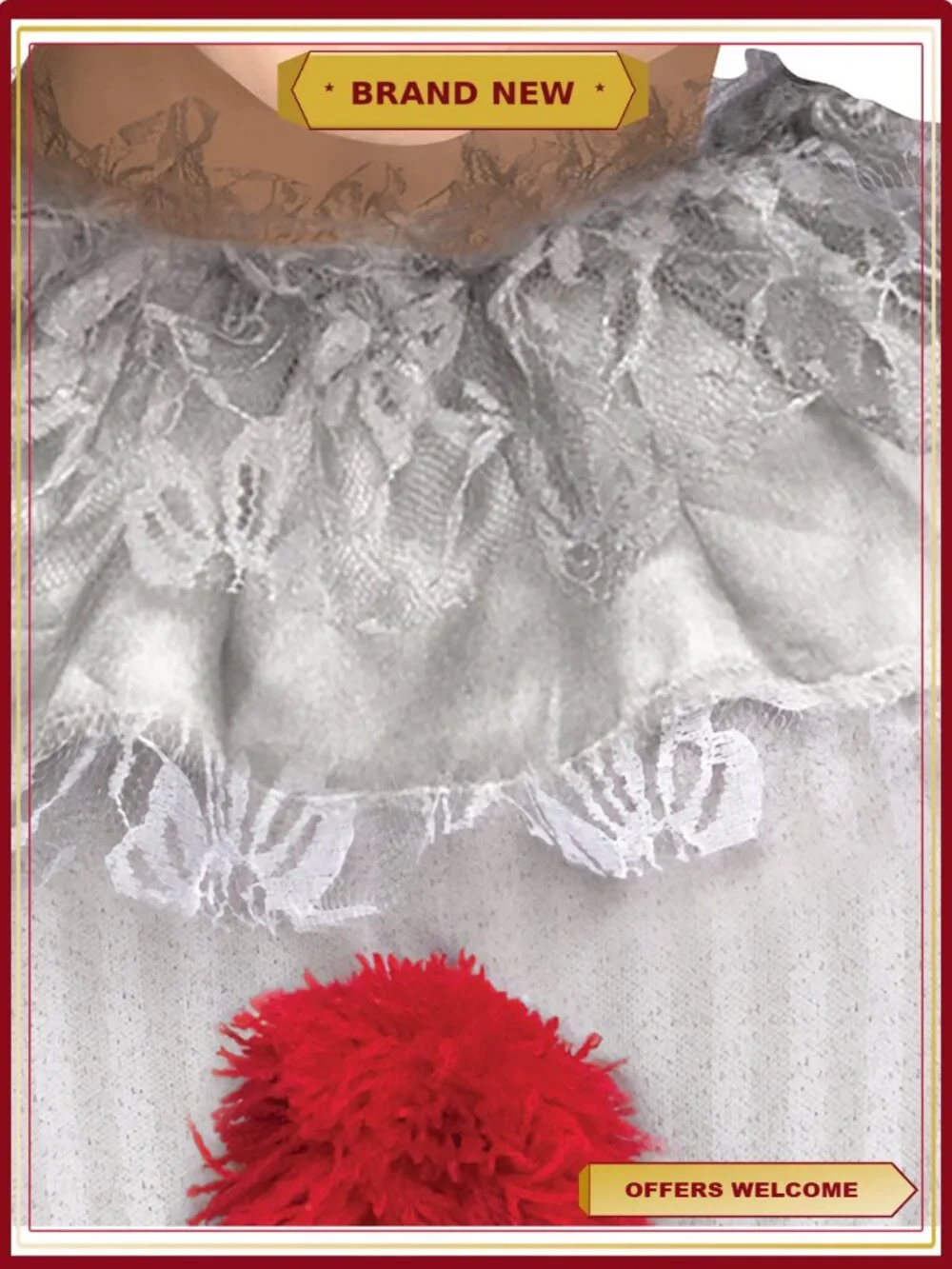 Toddler Carnevil Clown Halloween Costume 2T Circus Dress Knee Socks
